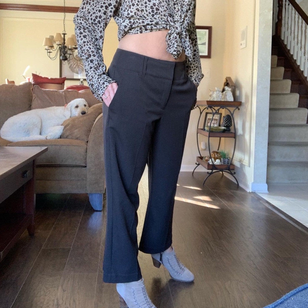 Tribella menswear inspired cropped trouser pants